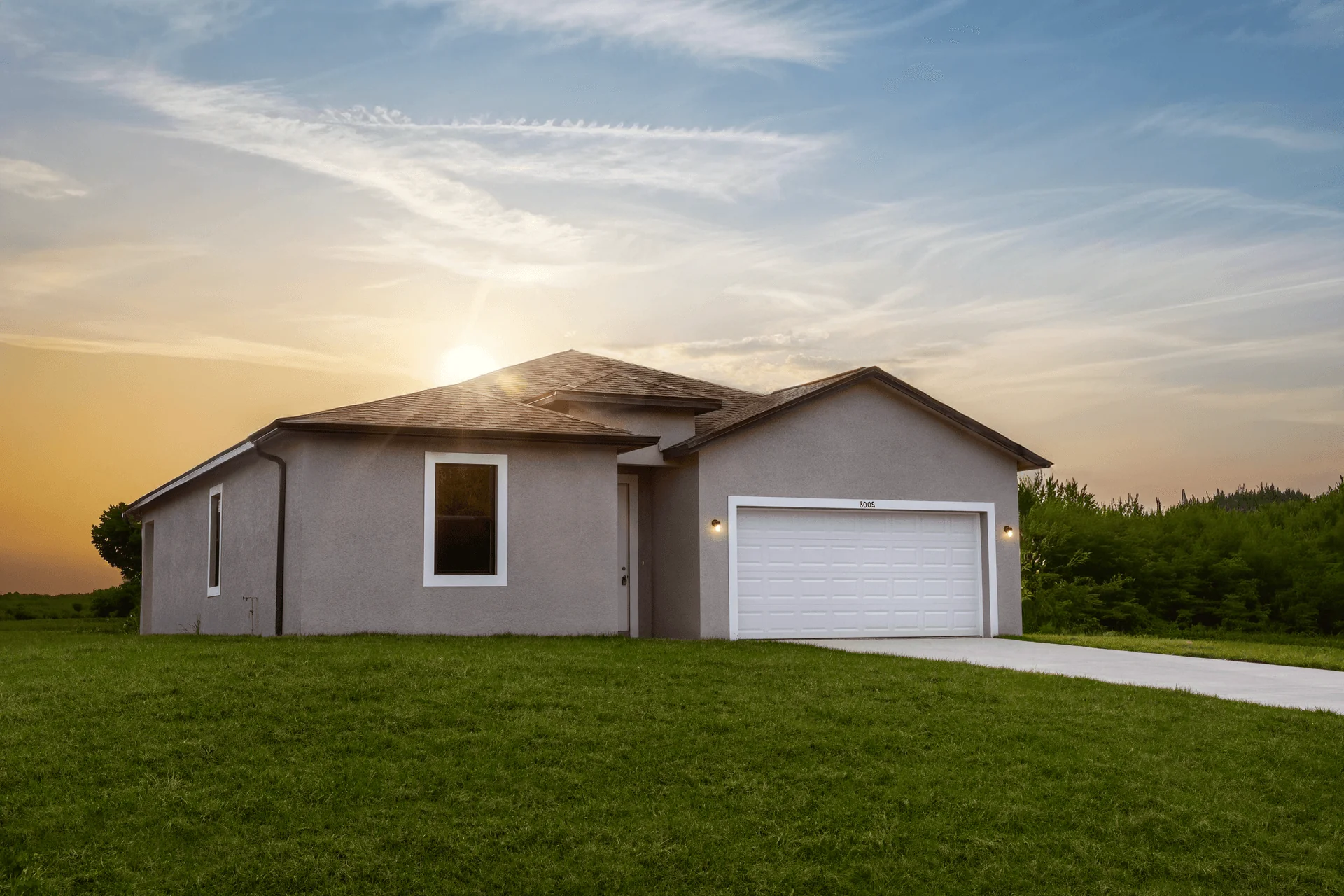 AURORA model home in Florida - New construction home by M.J. Newell Homes - Home builder Florida, Miami, LaBelle